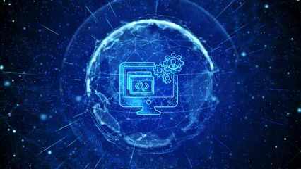 云計(jì)算與全球網(wǎng)絡(luò)連接 數(shù)字技術(shù)的新紀(jì)元